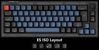 Keychron-Teclado mecánico personalizado, teclas de ABS, retroiluminación RGB, interruptor K Pro, con diseño ISO, QMK, V2 - details 4