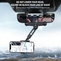 Soporte Universal de teléfono móvil para coche, espejo retrovisor retráctil giratorio de 360 °, grabadora de conducción, para iPhone - details 3