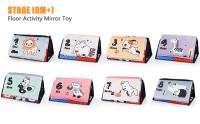 Baby Cloth Book with Distorting Mirror Soft Cartoon Parent-child Interactive Early Educational Montessori Toy for Children - details 3
