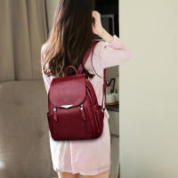Mochila de viaje para mujer avión gran capacidad hecha de cuero PU bolso de mano para escuela mochila para mujer bolso de hombro femenino - details 10