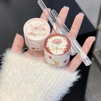 Mousse de Labios de Terraza de Mariposa Rosaje de Labios Impermeable con Pincel Terraza Gris Rosa - details 14