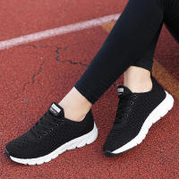 Woman Breathable Mesh Platform Sneakers Women Slip on Soft Ladies Casual Running Shoes Woman Knit Sock Shoes Flats - details 7