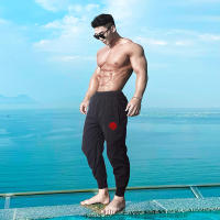Pantalones Deportivos de Moda para Hombres Muscleguys Cintura Ancha, Pies Buncheados, 9 Puntos - details 3