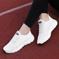 Woman Breathable Mesh Platform Sneakers Women Slip on Soft Ladies Casual Running Shoes Woman Knit Sock Shoes Flats - details 6