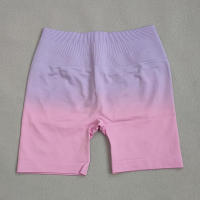 Nessaj-pantalones cortos de yoga sin costuras, shorts deportivos ajustados de cintura alta, elásticos, levantamiento de glúteos, para gimnasio, correr y entrenamiento - details 19