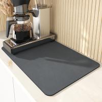 Estera grande superabsorbente para cocina, tapete de drenaje para platos de café, estera de secado, almohadilla de drenaje para baño de secado rápido, mantel individual para grifo de cocina - details 9