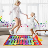 Kids Musical Piano Mat Duet Keyboard Play Mat 20 Keys Floor Piano with 8 Instrument Sound 5 Paly Modes Dance Pad Puzzle Toys - details 6