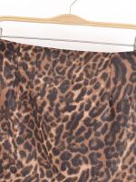 Cool Girl Y2K Leopard Print Velvet Mini Skirt For Women Vintage High Waist Side Zipper A-line Skirts faldas  mujer - details 8