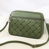 Bolso cuadrado pequeño con bandolera para mujer, nuevo diseño acolchado, bandolera de cuero de PU, bandolera versátil - details 4