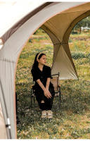 Acampar al aire libre, playa de tubo de hierro plegable portátil para motociclistas de montaña, silla de picnic Oxford 600D Kemet - details 11