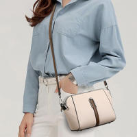 Bolso de cuero suave para mujer, bandolera de hombro, informal, para compras y teléfono - details 1