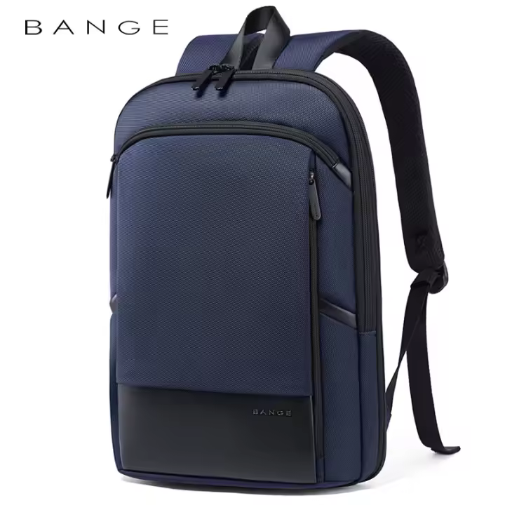 BANGE-mochila para ordenador portátil de negocios para hombre, bolso de hombro ligero y escalable, a la moda, clásico, de viaje, para Moto y motociclista, 15,6 - 1