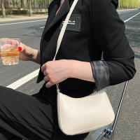 Bolso de hombro de cuero PU de Color sólido Retro para mujer, bolsos de moda, monederos casuales, bolsos de mano para mujer - details 8