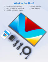 UPERFECT 18 UMax 18,5 "Monitor de ordenador portátil 120hz pantalla FHD con tipo C Mini HDMI VESA soporte de elevación giratorio - details 11