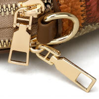 Bolso de Mujer de Cuero PU Bolso de Hombro de Múltiples Cremalleras Bolso Pequeño para Móvil de Piel de Vaca Suave Bolso Cruzado con Color Tejido - details 19