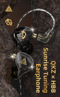 QKZ x HBB Wired Earphone 10mm Titanium-Coated Diaphragm HiFi 3.5mmAUX In-Ear Monitor Headset Semi-open Cavity CNC Aluminum Alloy - details 1