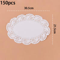 150 Uds. Tapetes de encaje de papel redondos, vajilla decorativa para fiesta, manteles individuales, tapetes de papel blanco, decoración de mesa - details 15