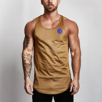 Brand Gym Clothing Breathable Mesh Singlet Bodybuilding Workout Stringer Tank Top Men Fitness Shirt Muscle Sleeveless Slim Vest - details 12