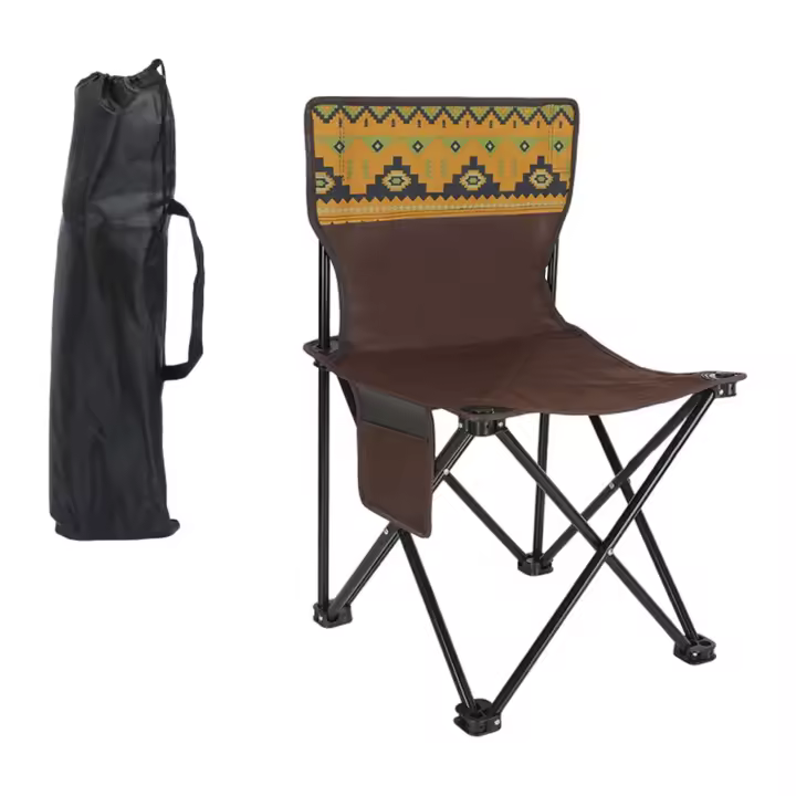 Silla Plegable Ligera para Acampar al Aire Libre Deportes y Exteriores Sillas Portátiles - 1