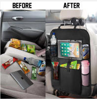 Organizador Universal multibolsillo para asiento trasero de coche, bolsa de viaje impermeable, accesorios para coche - details 4