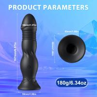 Consolador vibrador telescópico, masajeador vaginal, juguete sexual para pareja, vibrador anal de empuje, control de aplicación, ventosa, masturbador, estimulador de clítoris del punto G, juguetes sexuales para adultos para hombres y mujeres - details 10