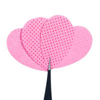 Limpiador de Esmalte de Uñas 200pcs Almohadillas de Algodón Corazón Papel Trapo Removedor de Pegamento de Pestañas Herramientas de Limpieza de Manicura - details 2