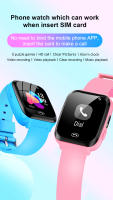 Reloj inteligente con linterna para niños y niñas, dispositivo con 6 juegos, tarjeta SD, llamada telefónica, música, regalo - details 0