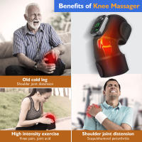 Masajeador eléctrico de rodilla con calefacción infrarroja, soporte para fisioterapia articular, almohadilla de codo, masaje de vibración, artritis, tearpía, nuevo - details 0