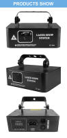 Proyector de escaneo láser de animación RGB a todo Color, 500MW, controlador DMX512, iluminación de escenario para discoteca, Bar, fiesta, DJ, boda, KTV - details 2