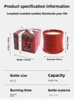 Velas Aromáticas Románticas Aroma Fresco para el Hogar Compañía Duradera - details 0