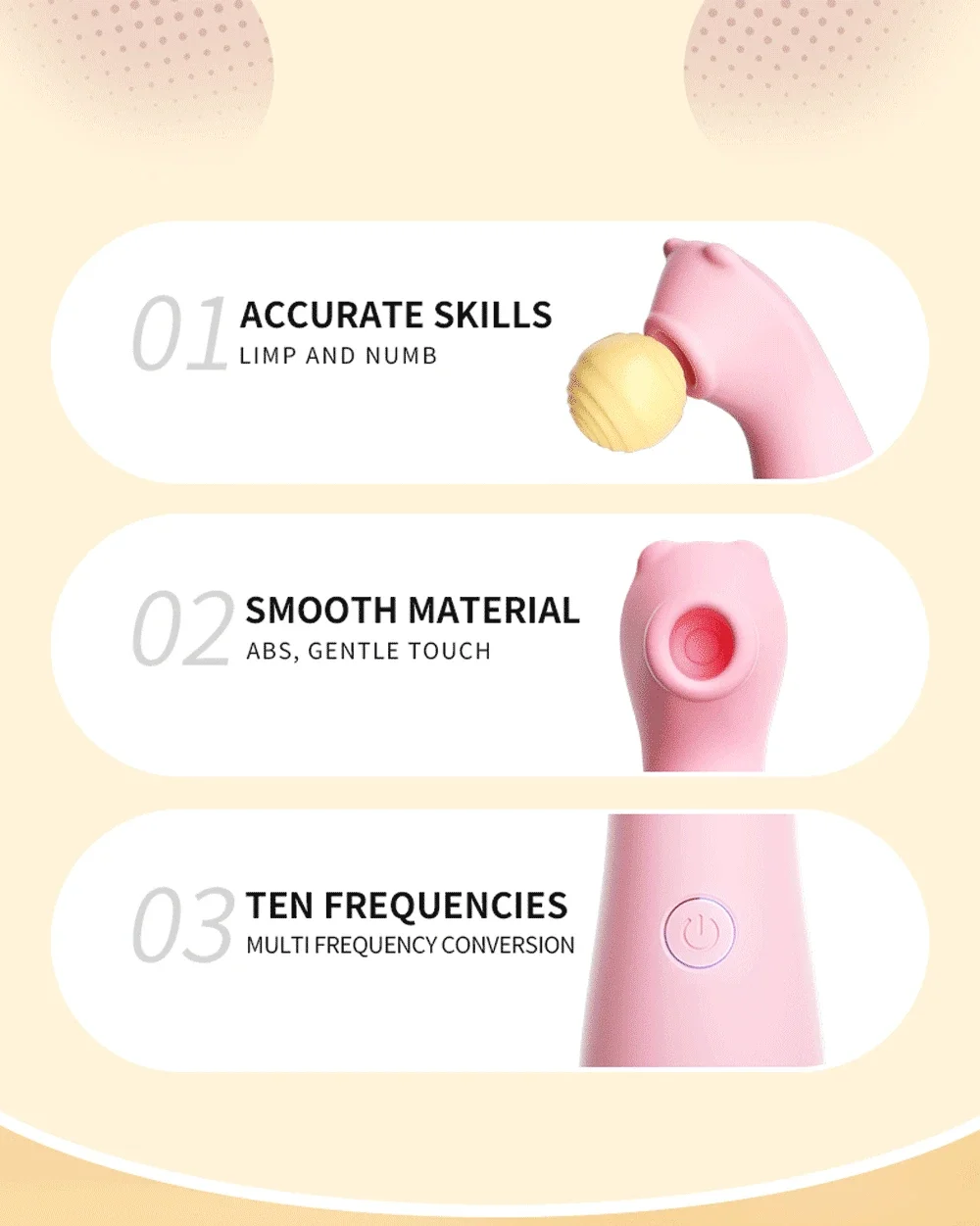 Vibrador de succión de clítoris, potente succión de pezón, punto G, clítoris, estimulador de vacío Oral femenino, masajeador, masturbador, Juguetes sexuales para adultos para mujeres - details 1