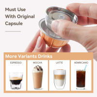 Cápsula reutilizable de acero inoxidable para Nespresso Vertuo Next, filtro de café rellenable, Compatible con cápsula Original - details 4