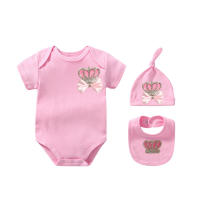 MIYOCAR-Conjunto de ropa de verano con diamantes de imitación para bebé, mono de una pieza, regalo para baby shower, SS6-Cs - details 0