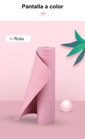 FREES COPES Esterilla de Yoga y Pilates Antideslizante 8mm - 183*61*0.8cm - Uso Hogar y Exteriores - details 12