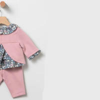 Coco Acqua Conjunto Pack de bebé niña  80311 ROSA NUDE ropa niños Winter ROYALE CORDONETS - details 4