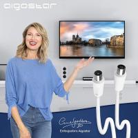 Cable Antena TV Full HD Blanco Aigostar - details 0