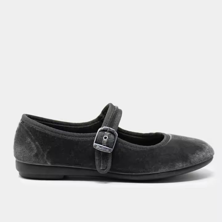 VULLADI 5409-032 Zapatillas de lona mujer 24337 XL MERCEDES TERCIPELO GRIS - 1