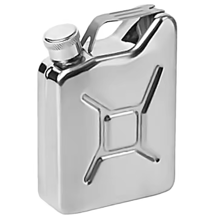 Flasque De 5 Oz Con Taza Creativo De Acero Inoxidable Para Licor Vino Whisky Regalo Para Hombres Portátil Y Personalizable - 1