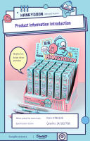 24pcs Sanrio Hangyodon Blind Box Estojo De Tinta Neutral 0.5mm ST Cabeza Negra Alta Belleza Para Oficina Suministros De Papelería - details 4