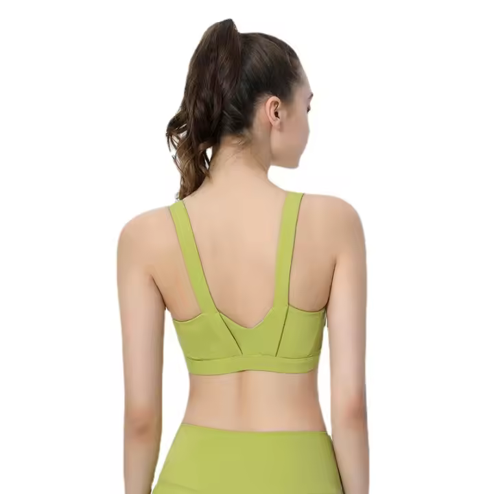 Sujetador Deportivo Para Mujer Transpirable Con Padded Caja Fija Para Fitness Yoga Running Top De Chaleco Deporte - 1