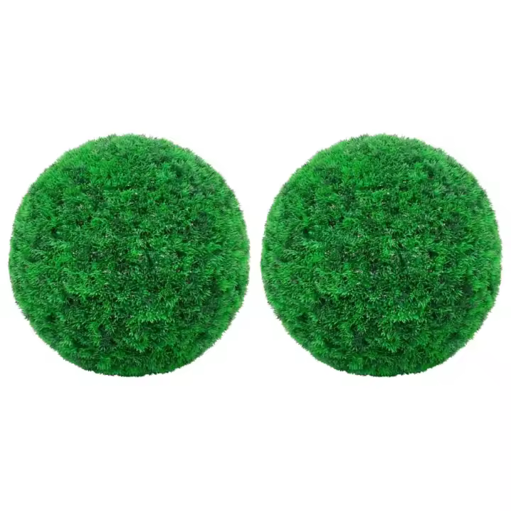 vidaXL Bolas de boj artificial 2 unidades 52 cm - 1