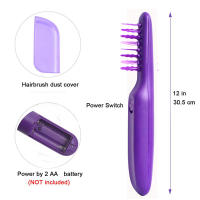 Cepillo Eléctrico Portátil Para Eliminar Arrugas En Pelo Cepillo De Masaje Para Cabello Rizado Solución Automática Anticaída Adecuado Para Mujeres - details 5