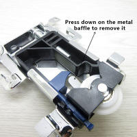 Kit De Ruedas Para Puerta Deslizante De Armario Top/Bottom Side-mounted Hanging Sliding Pulley Open Wheel Para Armario - details 7