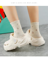 Sandalias De Plataforma Para Hombres Y Mujeres Antideslizantes Impermeables Confortables Con Tacón Medio Para Exterior - details 11