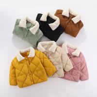 Abrigo De Piel De Conejo Con Redondel Para Niños Y Niñas Beige Grueso Y Cálido Para Invierno Con Cuello De Poliéster Ropa Casual Para Exteriores Tamaño 1-6 Años - details 9