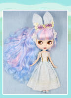Muñeca ICY Blyth Personalizable De 30 Cm Con Cuerpo Articulado Y Rostro Mate En Piel Oscura Y Clara Pelo Azul Y Rosa Para Niñas De 12+ Años - details 5