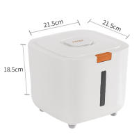 Contenedor De Almacenamiento Para Arroz Airtight Y Impermeable 10L Dispensador Multifuncional Para Alimentos Secos Alimentos Para Mascotas Organizador De Cocina - details 4