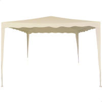 Cenador desmontable jardín 300x300x240 cm crema Aktive - details 0