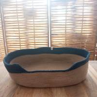 Cama de yute PEQUEÑA para Mascotas - Cómoda y ecológica, para perros o gatos, artesanía sostenible - ANIMS - details 2