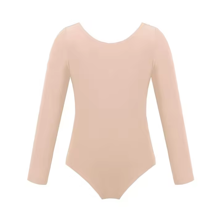Body para mujer, body de cuello redondo, de manga larga, la alternativa óptima para el deporte y tu tiempo libre, Maillot elegante - 1